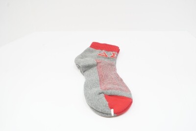 DELTA Grey Ankle Socks