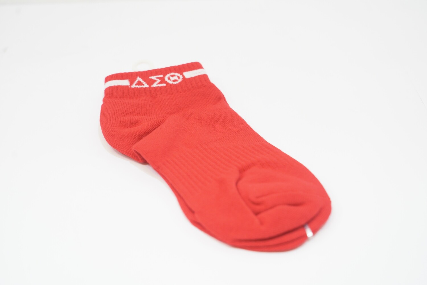 DELTA Red Ankle Socks
