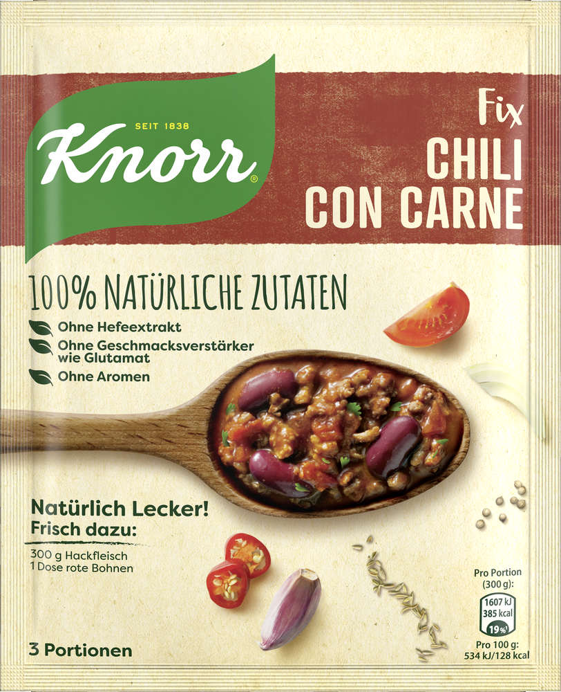 Knorr Natürlich lecker! Chili con Carne