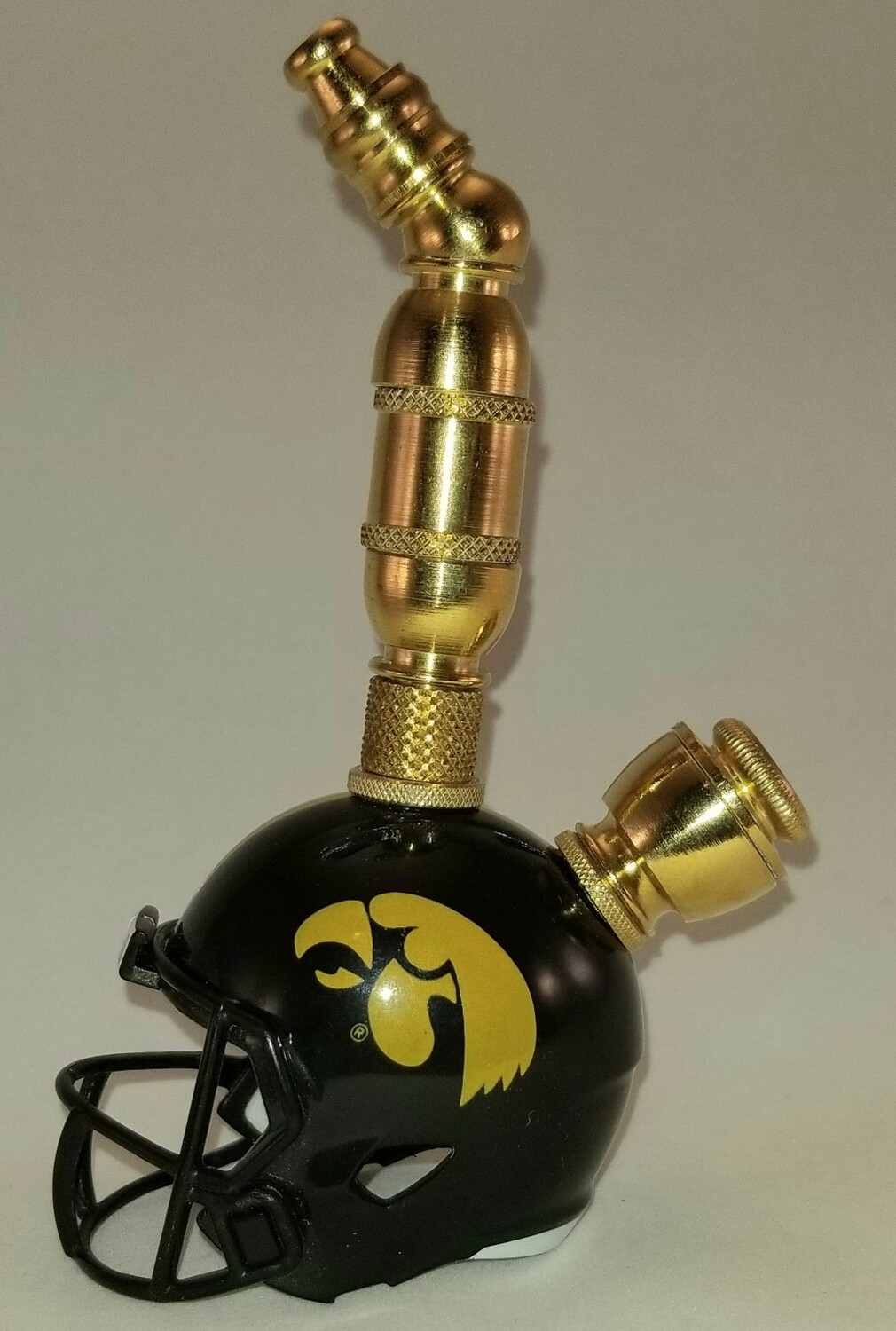 Iowa Hawkeyes Helmet Pipe Straight Design