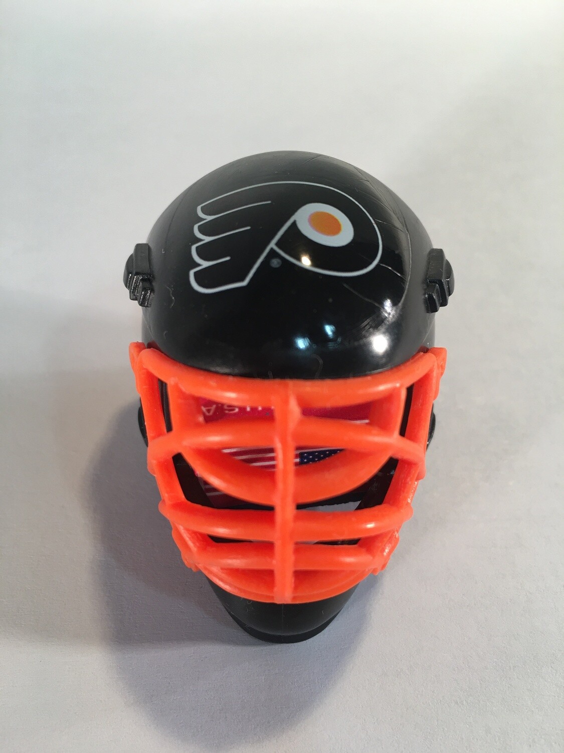 PHILADELPHIA FLYERS HOCKEY GOALIE MASK/HELMET CHALKER