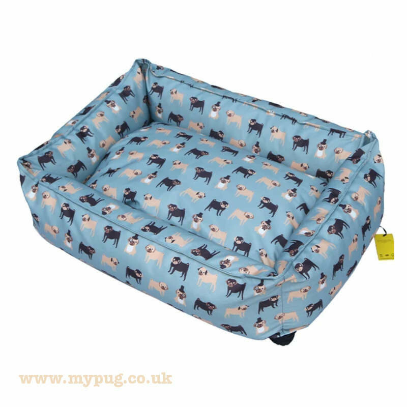 Pug Dog Bed by Fenella Smith mypug.co.uk