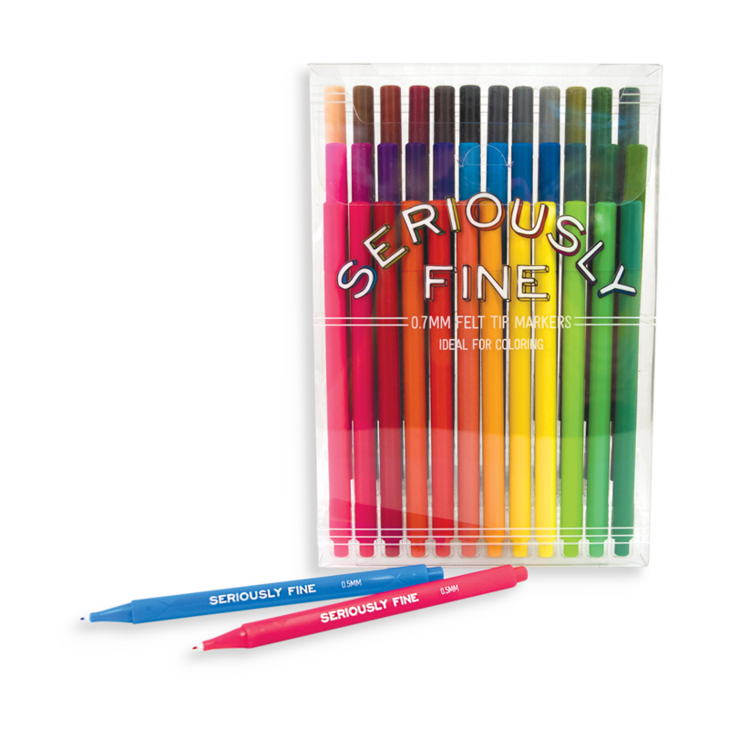 Seriously Fine Felt Tip Markers Set of 36