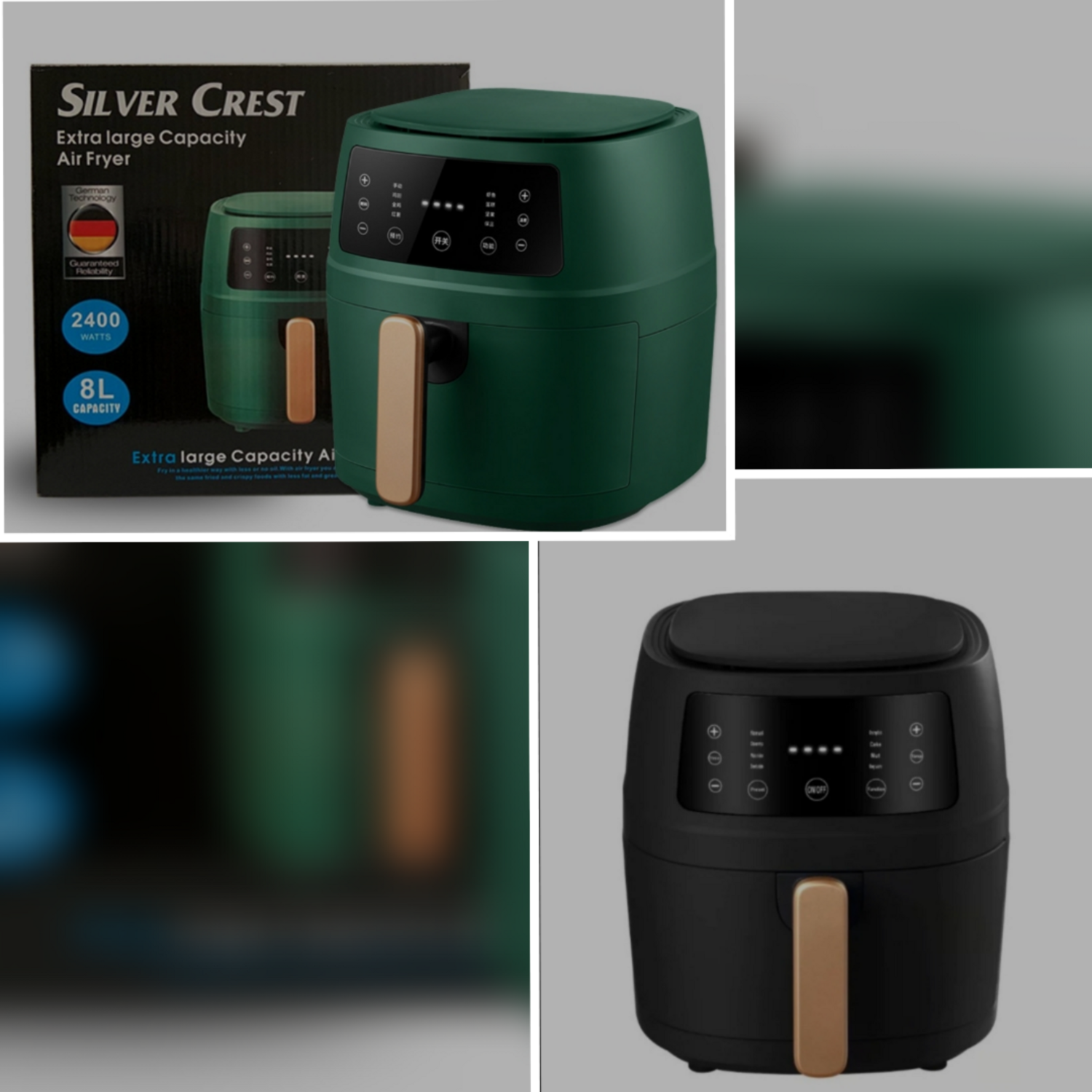 SILVER CREST 8L AIRFRYER MATTE