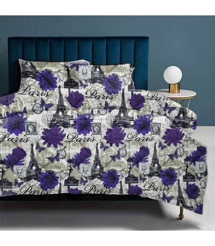 PURPLE PARIS COMFORTER SET