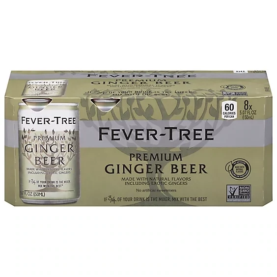 Fever Tree Ginger Beer 8pk