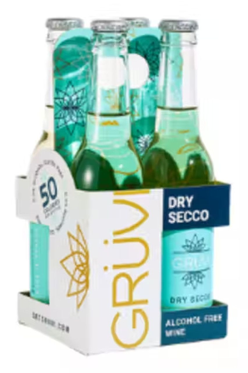 Gruvi Dry Secco N/A Wine 4pk 9.3oz Bottles