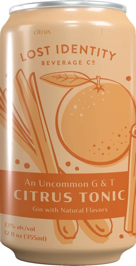 Lost Identity Gin &amp; Citrus Single Can 12oz