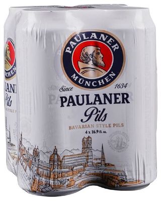 Paulaner Bavarian Pilsner 4pk Cans