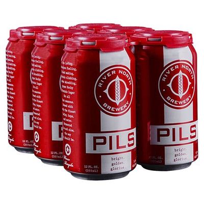 River North Pilsner 6pk Cans