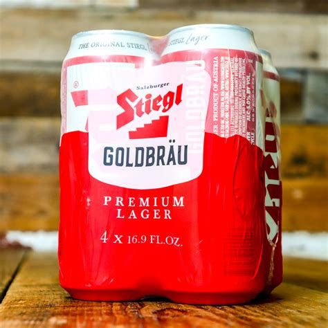 Stiegl Goldbrau Premium Lager 4pk Cans