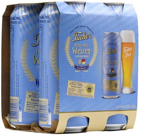Tucher Helles Hefe Weizen 4pk 16.9oz