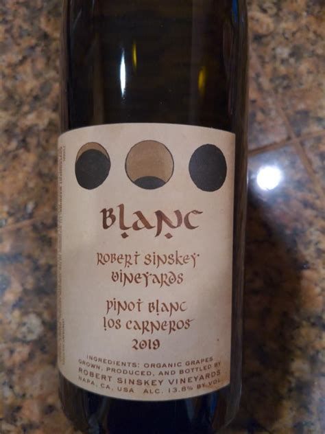 Blanc Robert Sinskey Pinot Blanc 