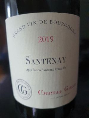 Camille Giroud Santenay Rouge 2019