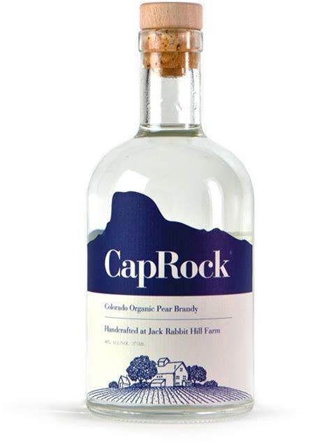 CapRock Organic Pear Brandy 375ml