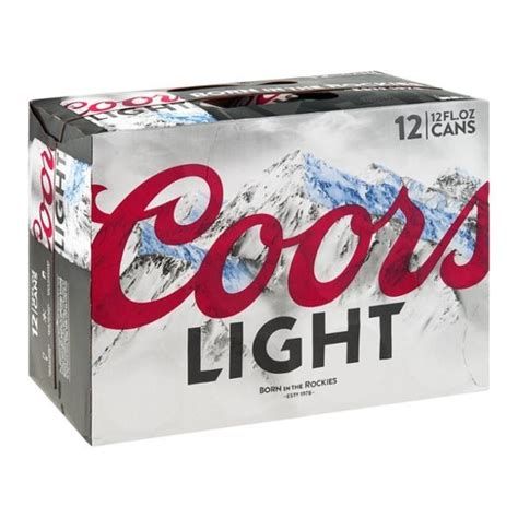 Coors Light 12pk 12oz Cans
