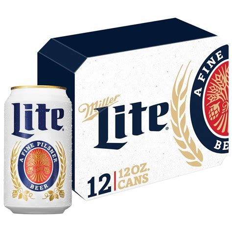Miller Lite 12 Pack Cans