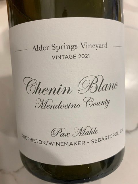 Pax Wines Chenin Blanc 2021