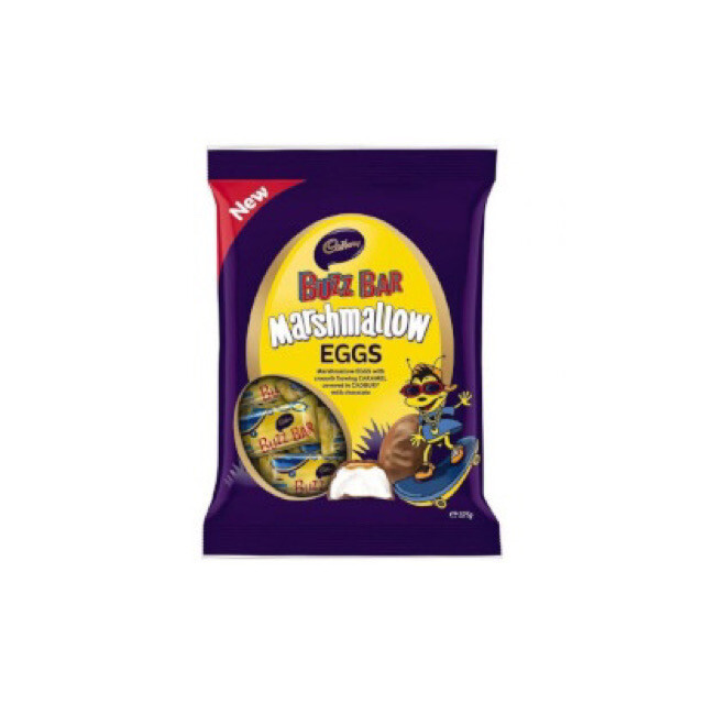 Cadbury Buzz Bar Marshmallow Eggs (325g) Australia