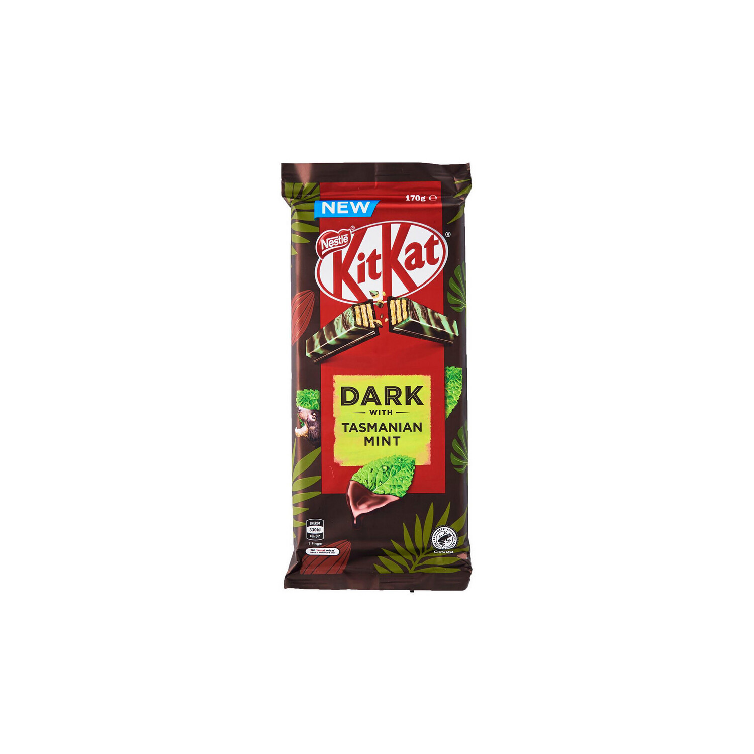 Nestlé Kit Kat Dark with Tasmanian Mint Chocolate Bar (170g) Australia