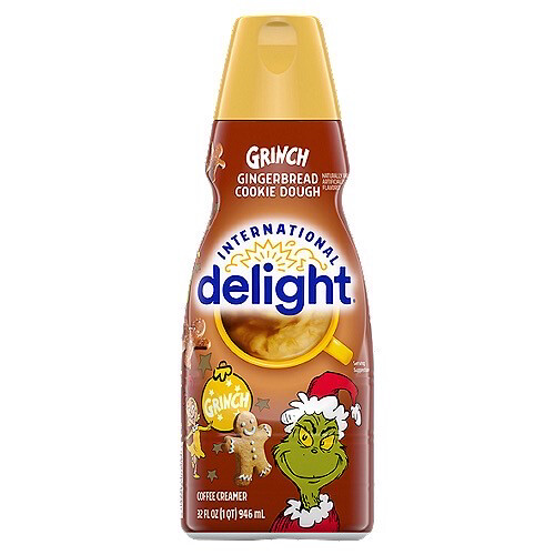 International Delights Grinch Gingerbread Cookie Dough Coffee Creamer