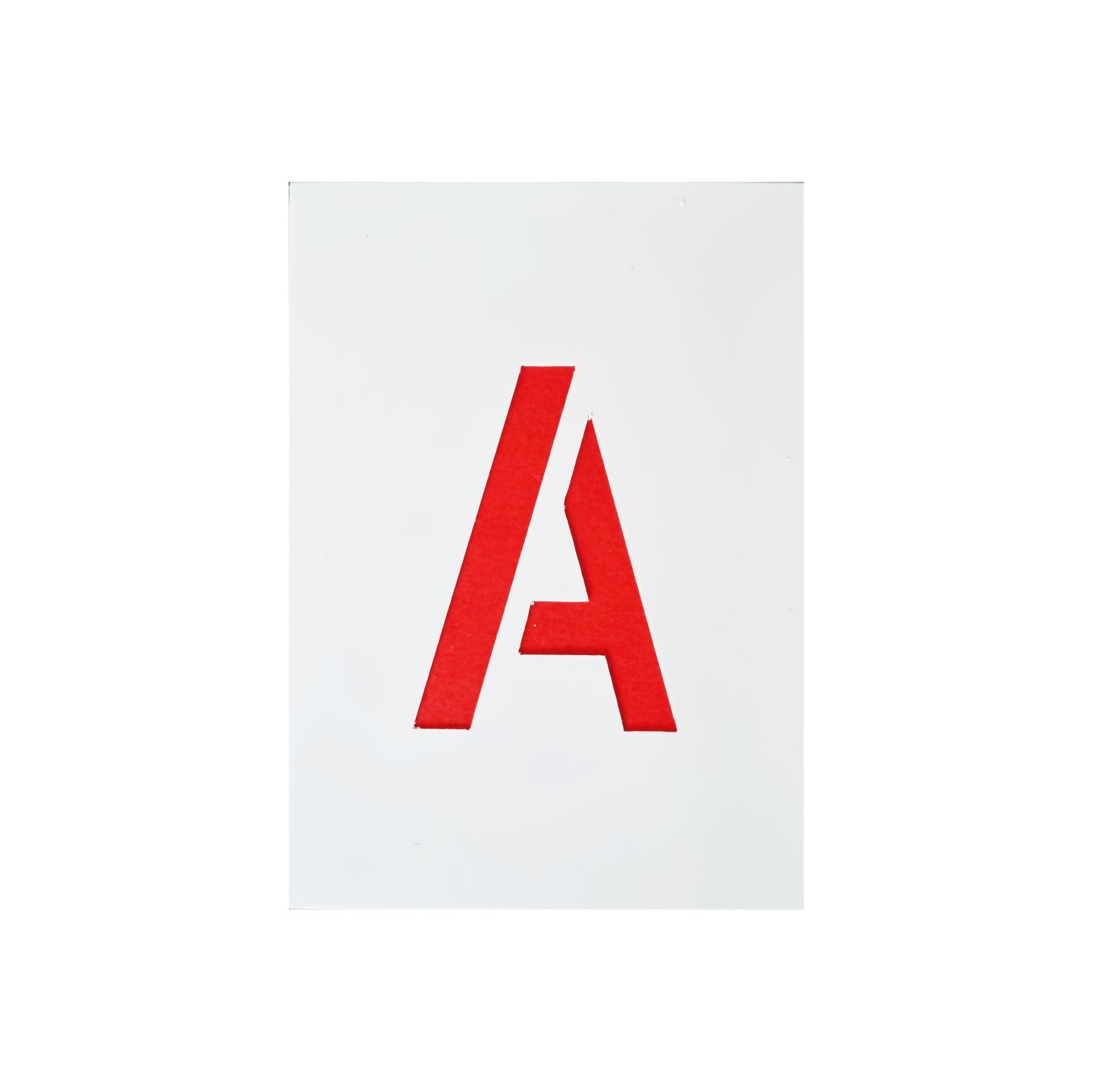 Set Stencil Headline Sign - Lettere Maiuscole A-Z, 20.3cm, Per Progetti E Cartelli