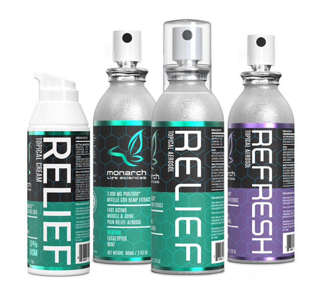 Topical Relief & Refresh - 2500mg Hempzorb81 Micelle CBD
