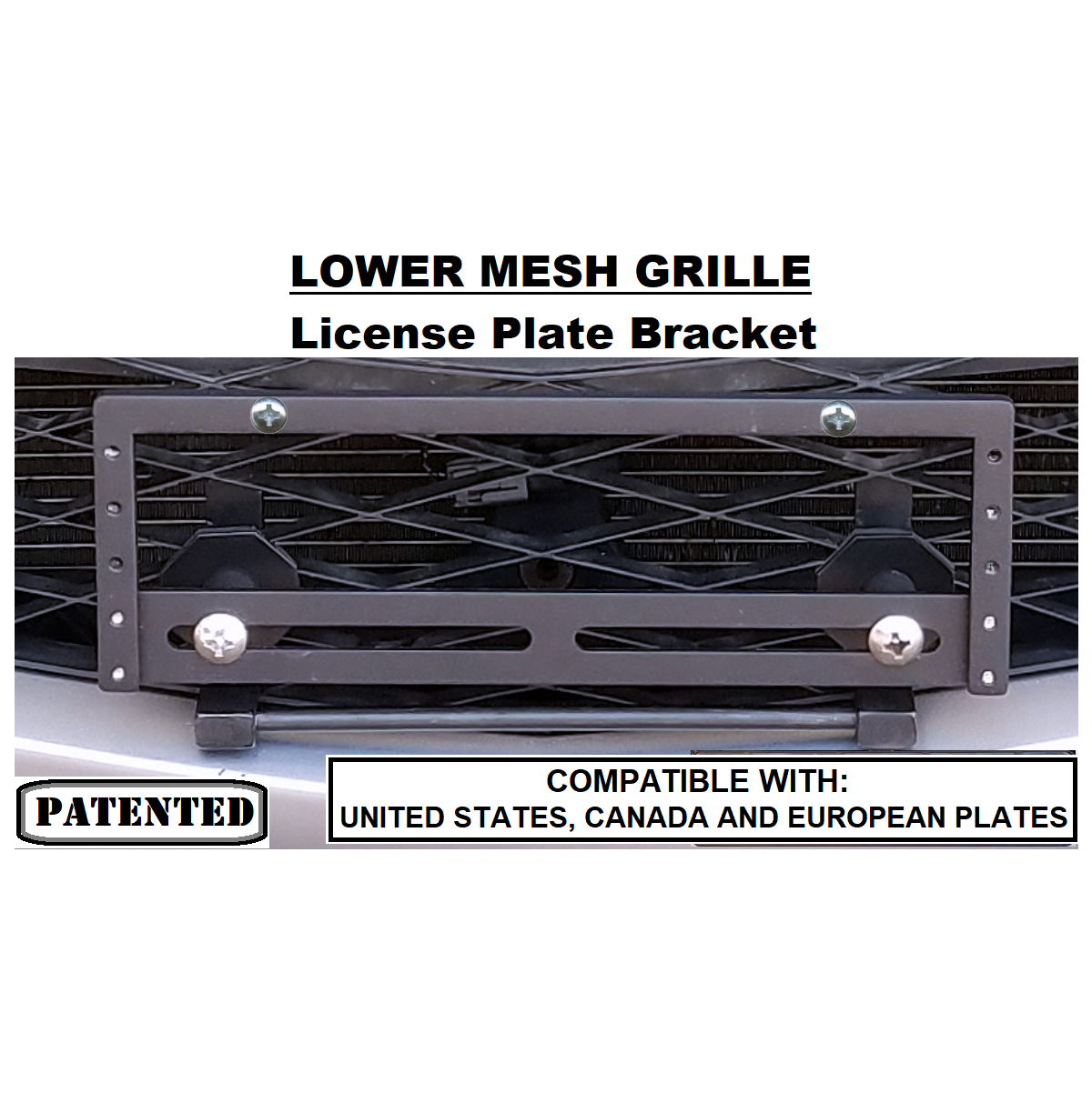 No drill No holes License Plate Bracket Holder mount Relocator Store