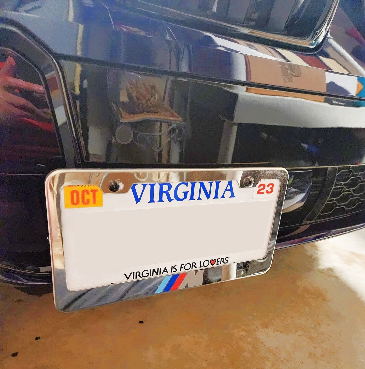 TRUE Nodrill License Plate holder mount bracket relocator