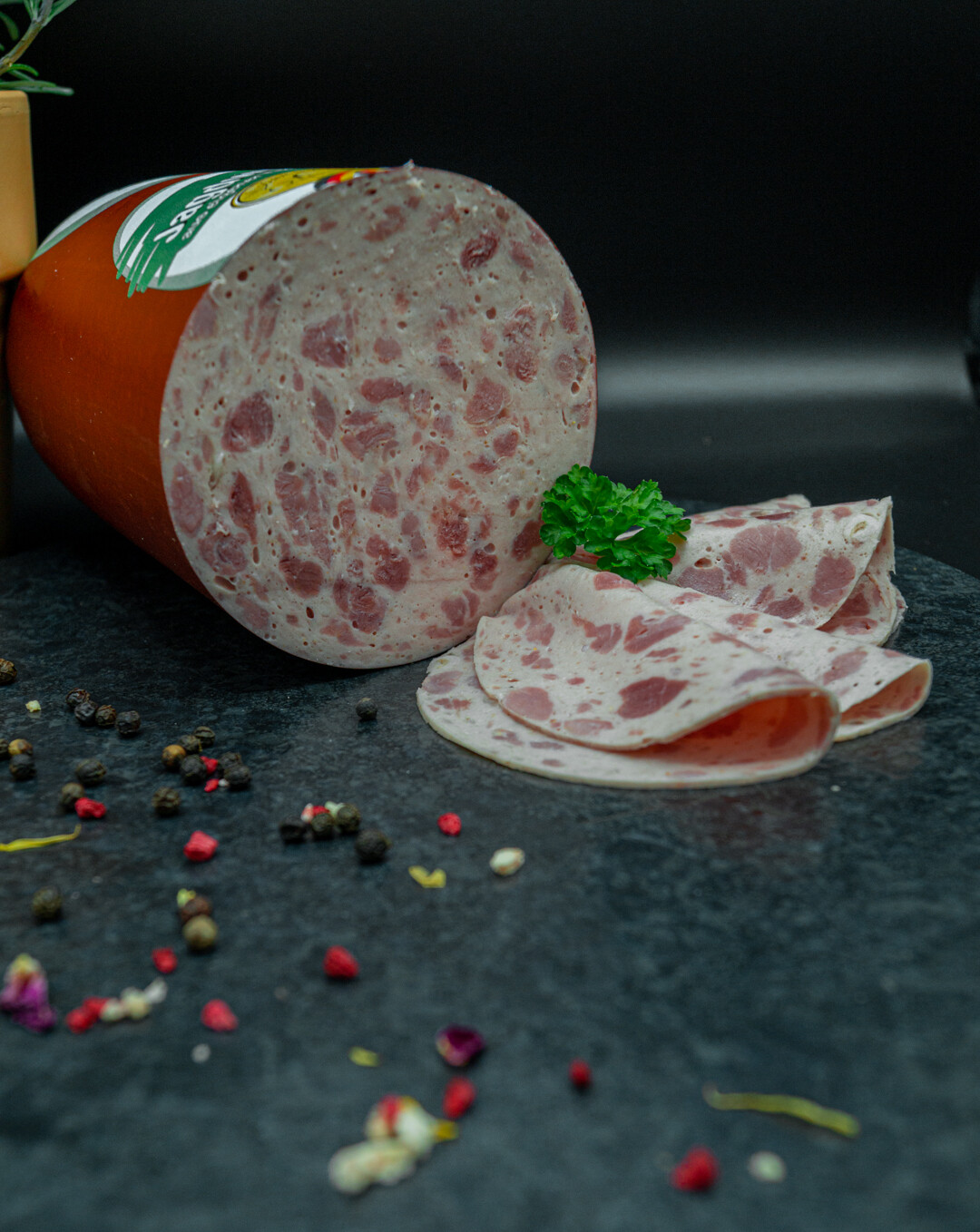 Jagdwurst Aufschnitt Metzgerei Uehlein