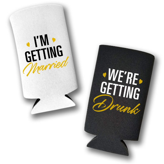 I'm Getting Married, We're Getting Drunk Bachelorette Party Slim Can