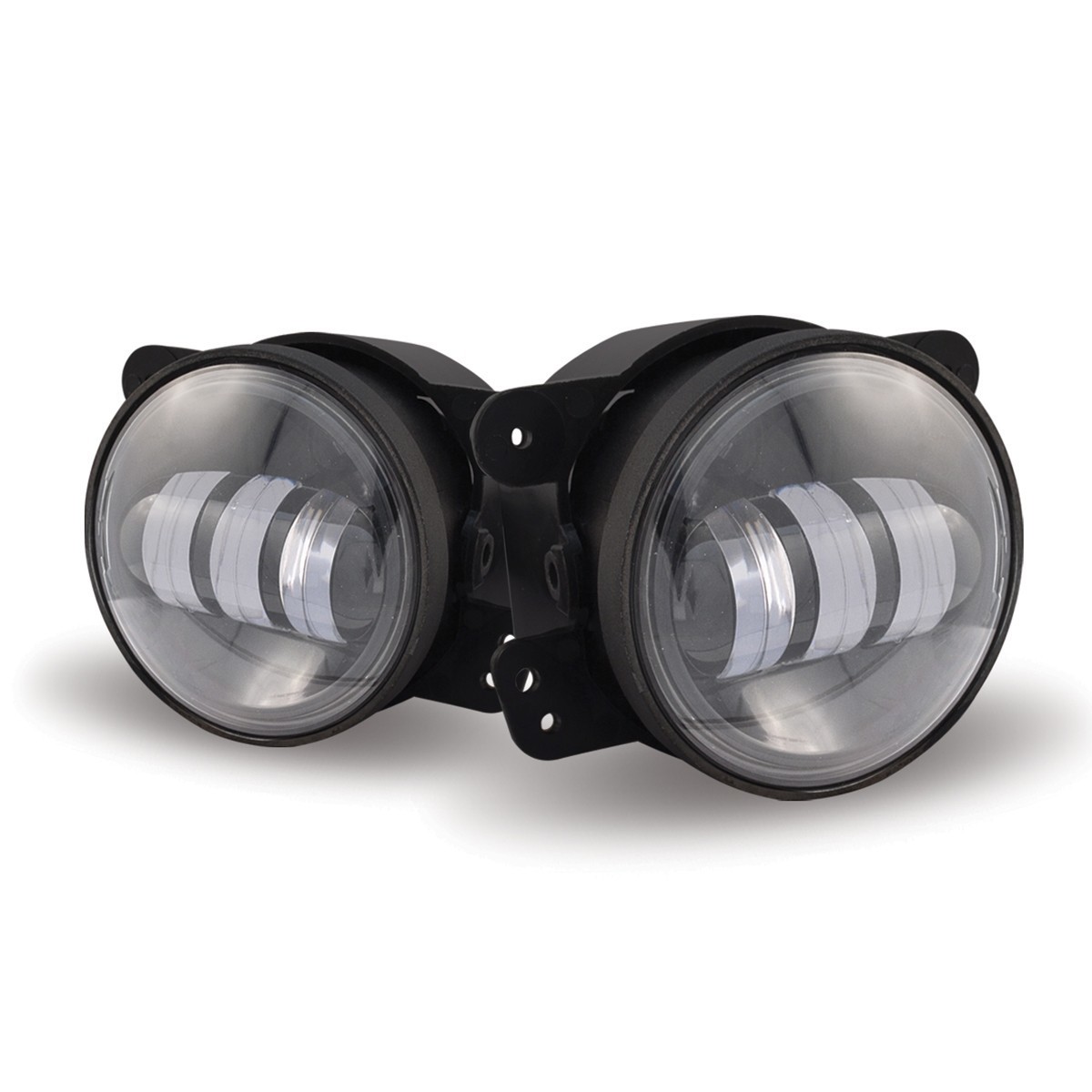 Trux Accessories 4" Black LED Fog Light for Jeep Wrangler JK (Set of 2) Shop for Truck Parts