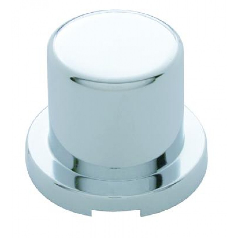 Lifetime Nut Covers 15/16" & 7/8" Chrome Plastic Tall Top Hat PushOn