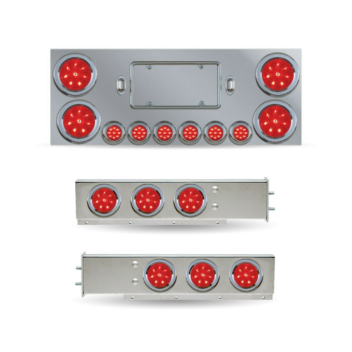 Trux Accessories Mudflap Hanger Rear Light Bars & Rear Center Light