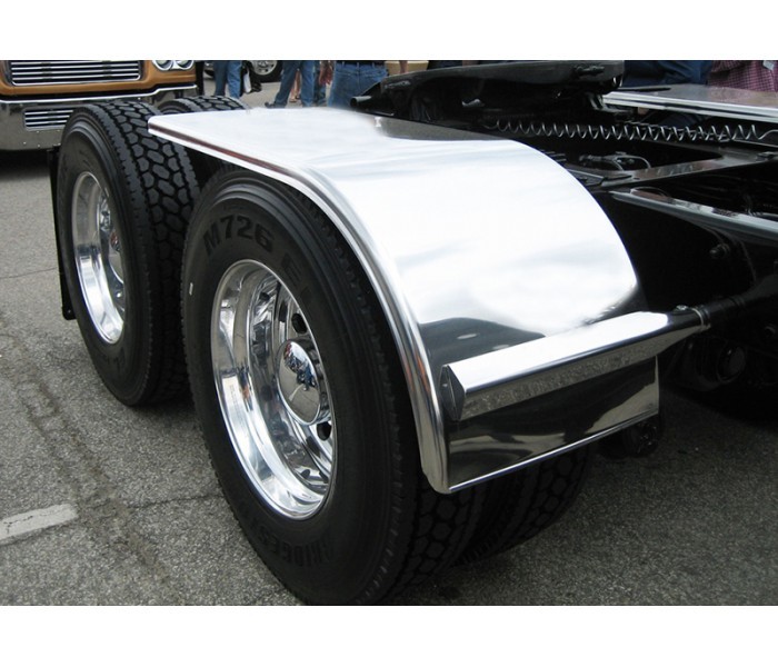 Trux Accessories 66'' Stainless Steel Smooth Half Fenders Shop for