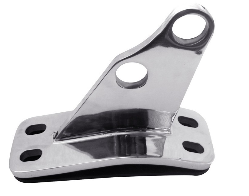Trux Accessories Stainless Steel Lower Exhaust Bracket w/ Angled