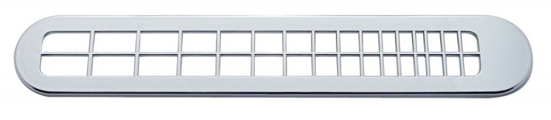Chrome Plastic A/C Vent For 2001-2005 Peterbilt Trucks - United Pacific Part #41015