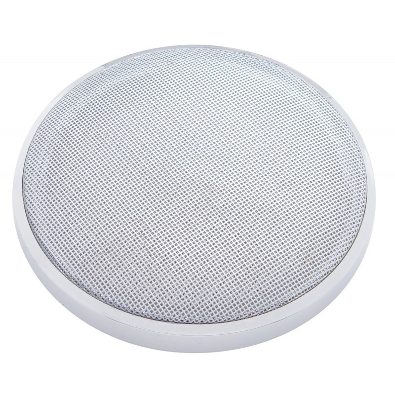 United Pacific 61/2" Chrome Round Speaker Cover for Peterbilt (Set of