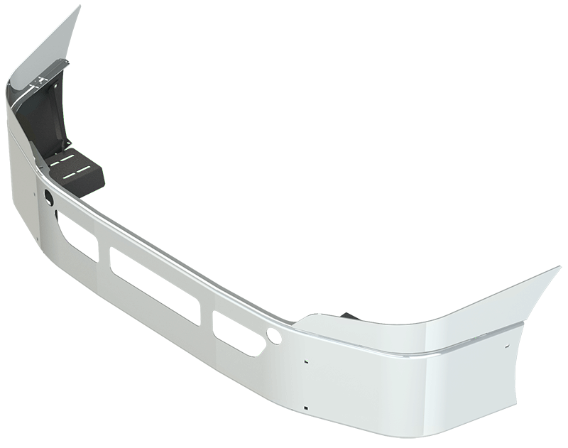 Valley Chrome Plating 14" Bumper for '08'17 Freightliner Cascadia