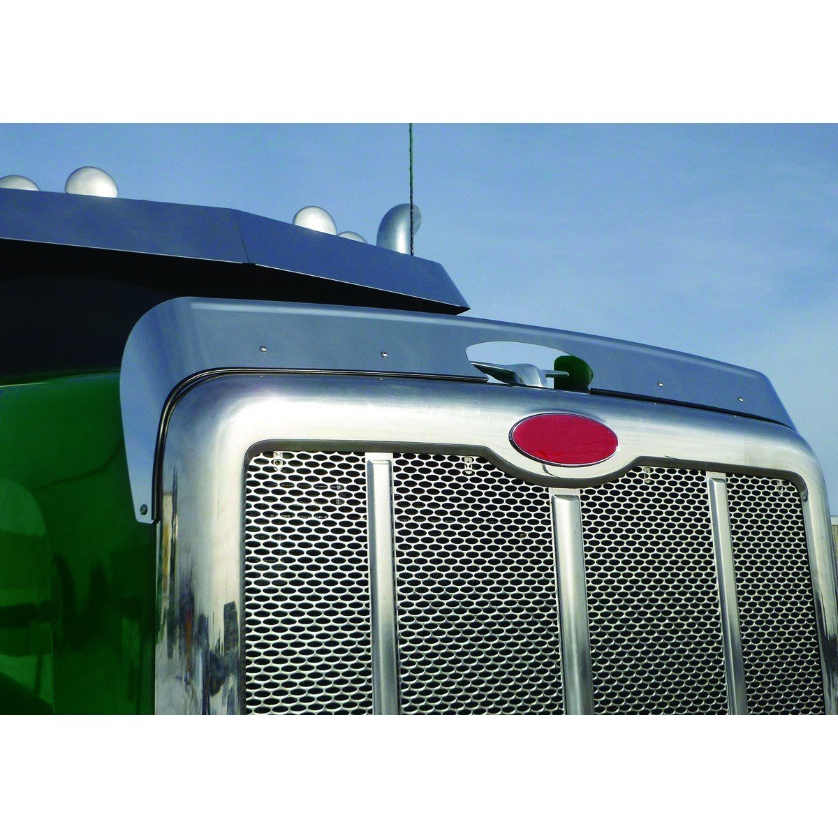 Stainless Steel Bug Deflector for Peterbilt 567 Shop Chrome Country