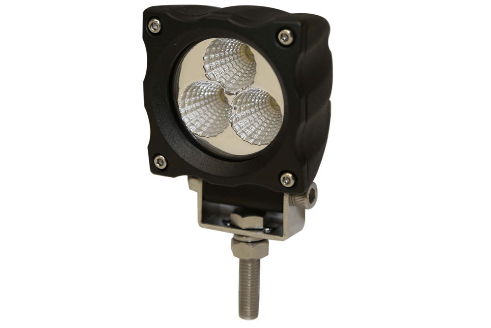 ECCO Modular Square Flood Beam 3 LED Work Lamp Shop for Truck Parts & Accessories Chrome Country