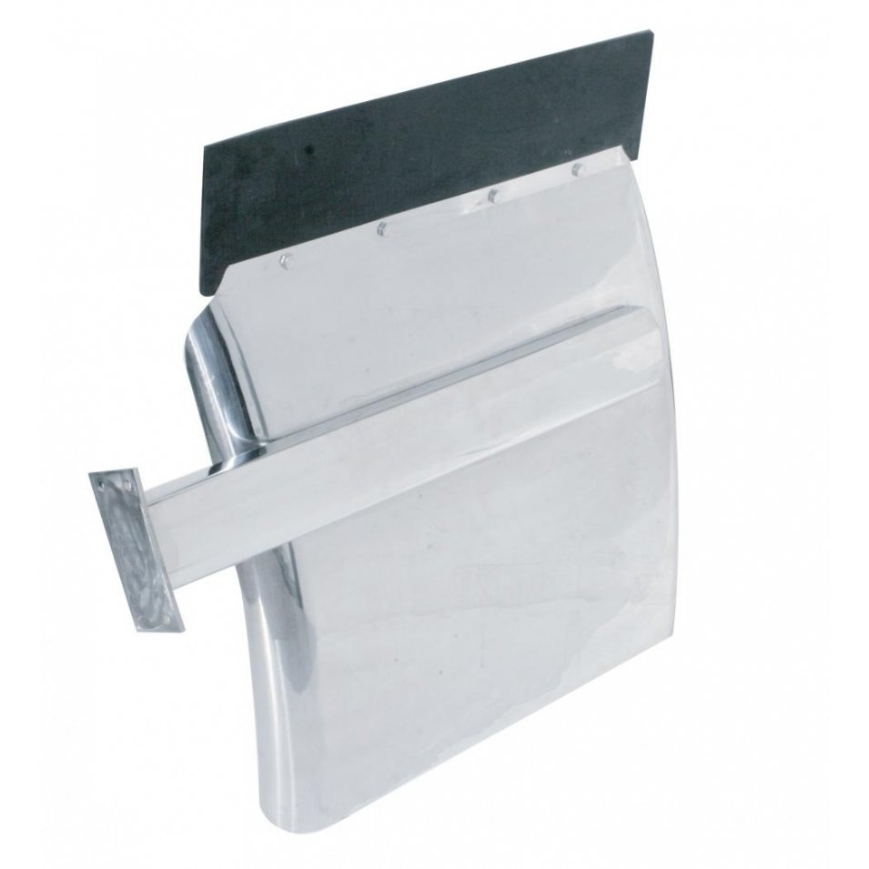 United Pacific 24" x 24" Stainless Steel Quarter Fender Set w/ 4Hole