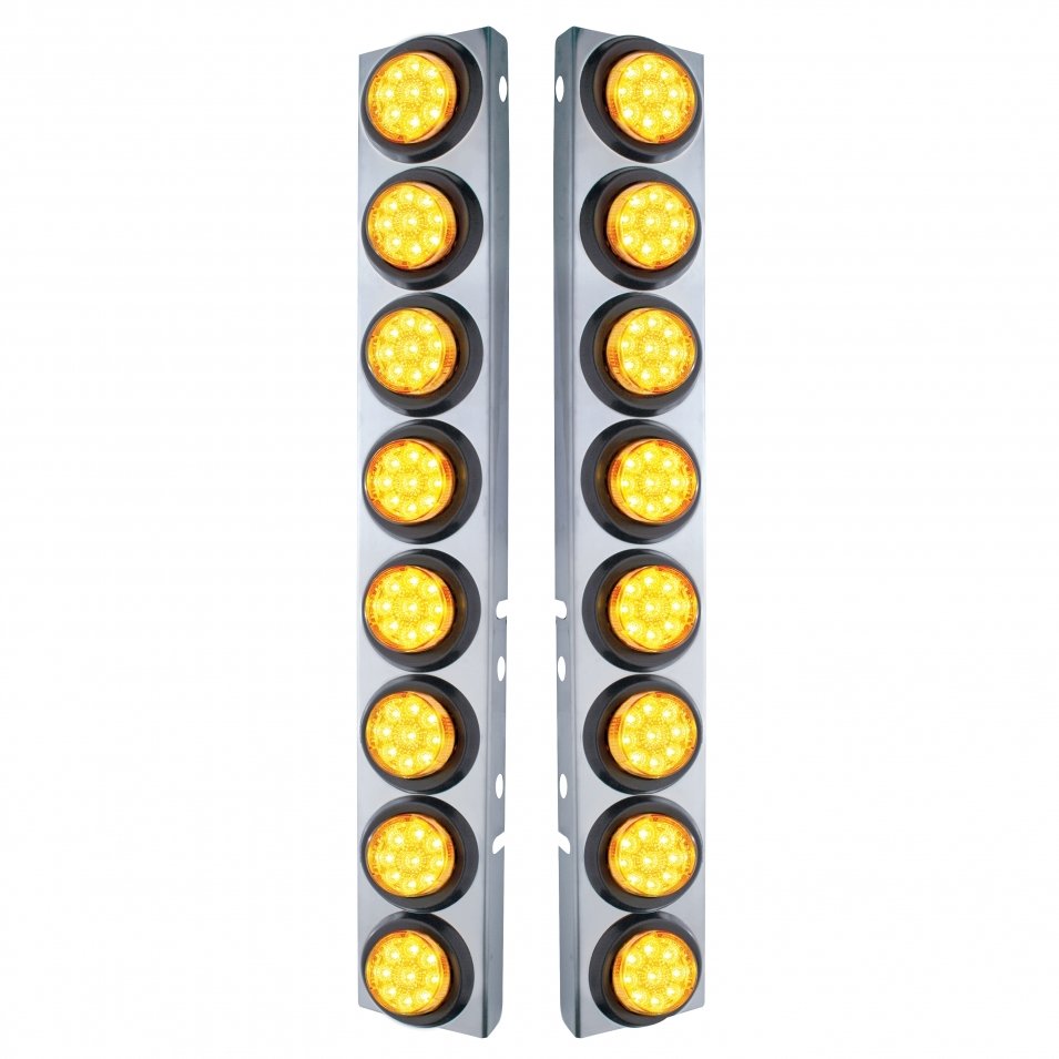 Peterbilt Air Cleaner LED Light Panels Shop Chrome Country