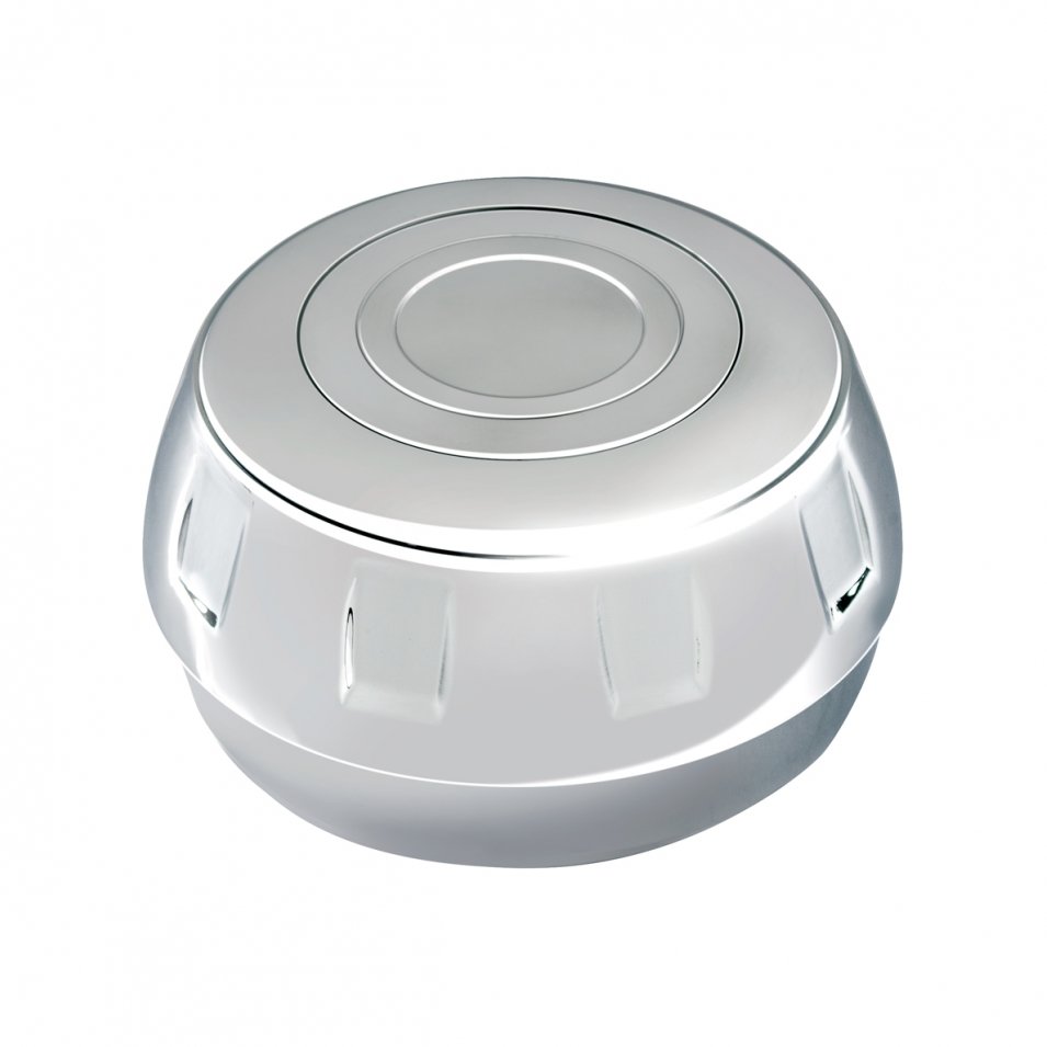 United Pacific Chrome Steering Wheel Hub & Horn Button Kit for 2000