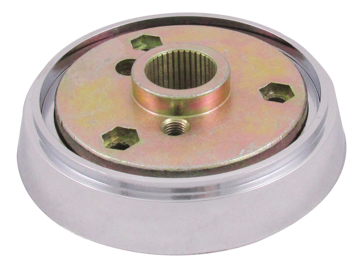 Steering Creations Chrome 3Hole Steering Wheel Hub Adapter Kit for