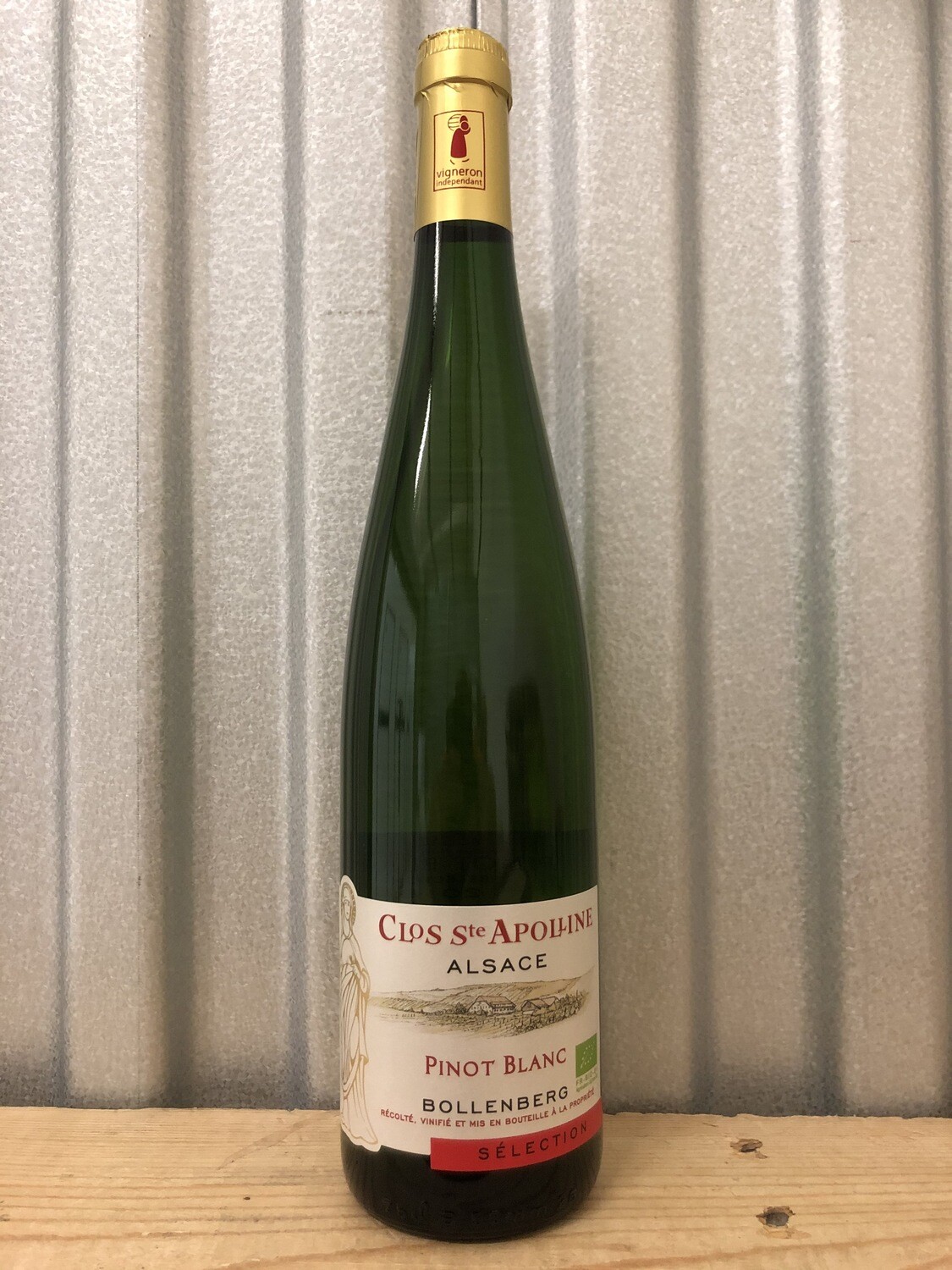 Clos SainteApolline Pinot Blanc Bollenberg Sélection Alsace 2018