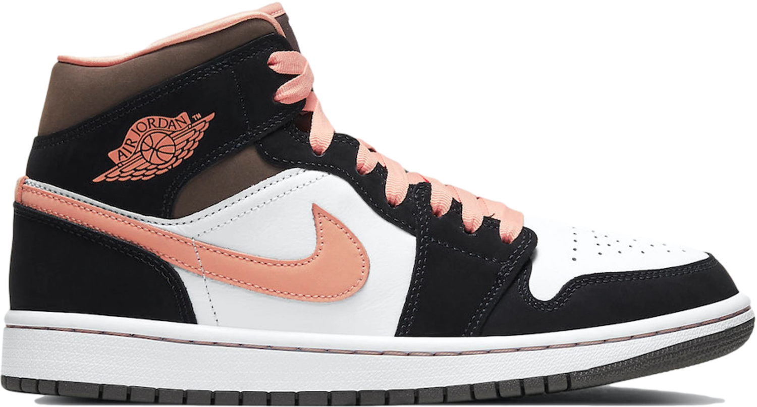 Jordan 1 Mid Peach Mocha W Store Ziggy s On Main