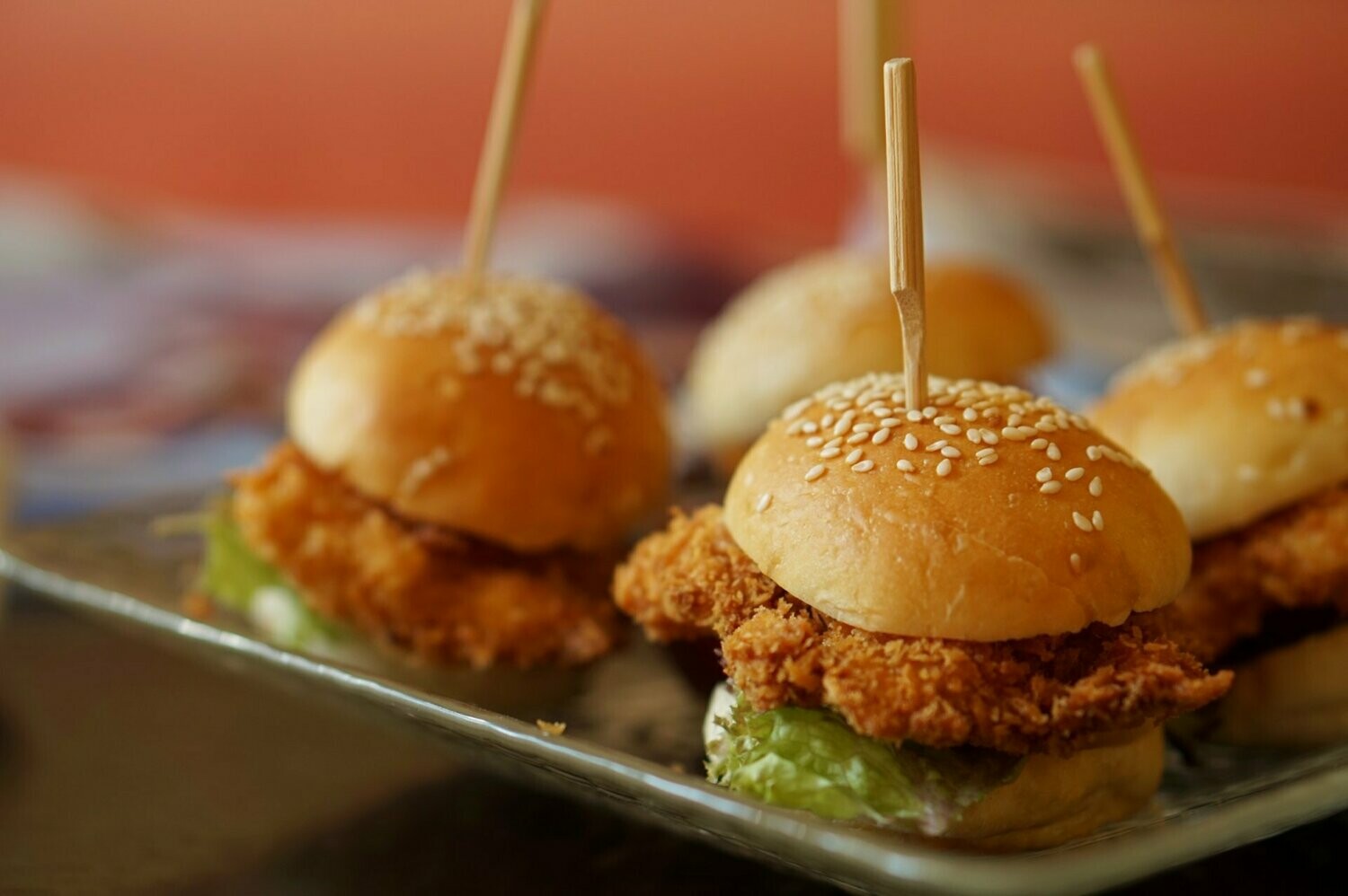 Mini Chicken Burgers
