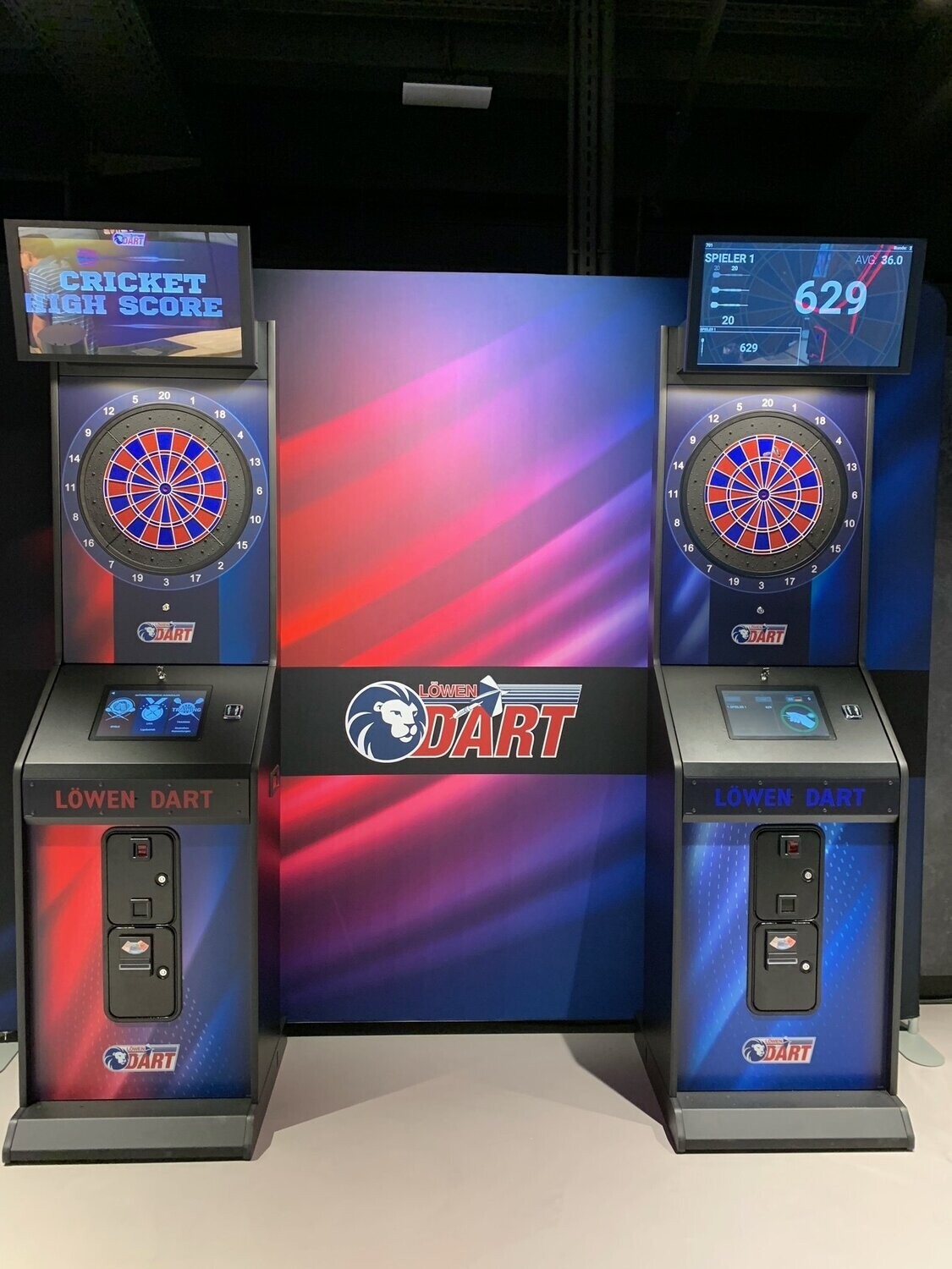 Löwen Turnier Dart HB10 Design blau Version 2022 (lieferbar auf Bestellung)