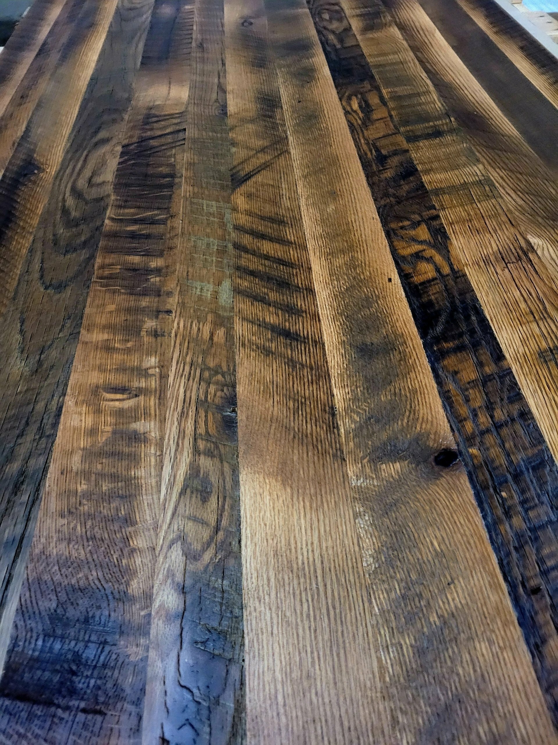 DIY Reclaimed Wood Table Tops